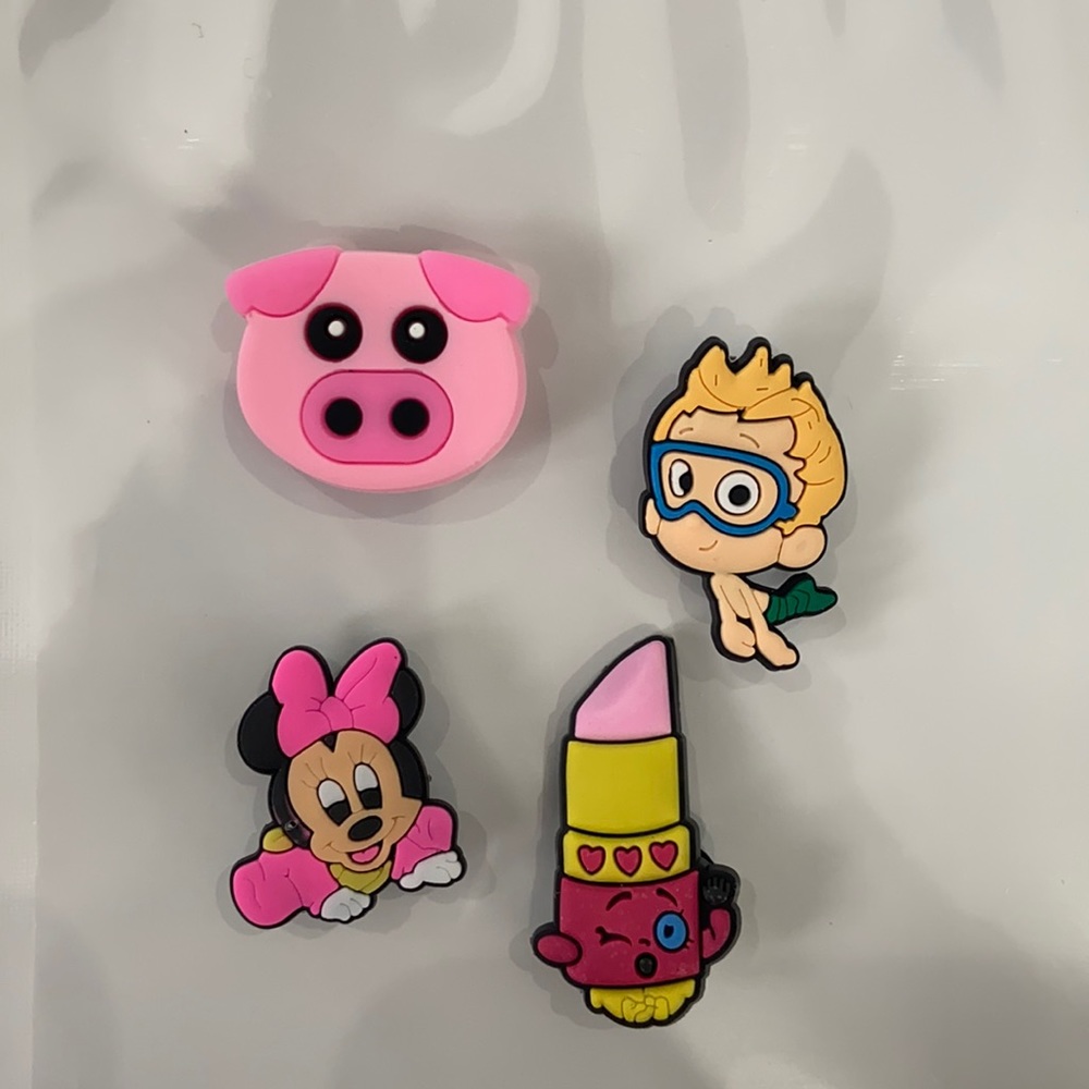 Crocs Charms pink Set